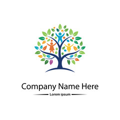 Family tree logo