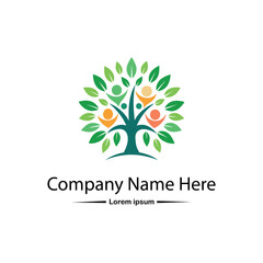 Family tree logo