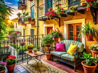 Quaint Balcony Photos: Charming Small Balcony Pictures, Cozy Balcony Decor Ideas, Small Space Balcony Design Inspiration