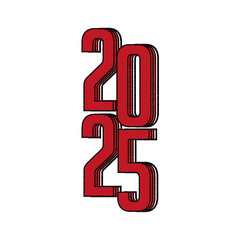 2025 text design template