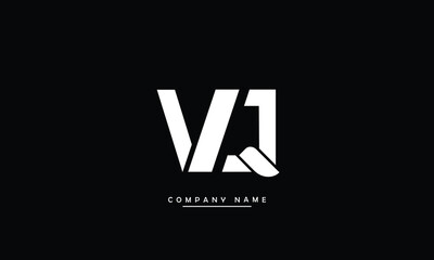 VQ, QV, V, Q Abstract Letters Logo Monogram