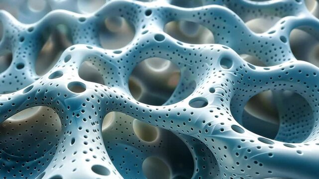 Minimalist parametric pattern with 3D depth