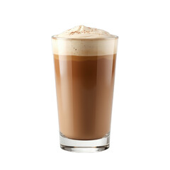 Creamy coffee drink topped with cinnamon