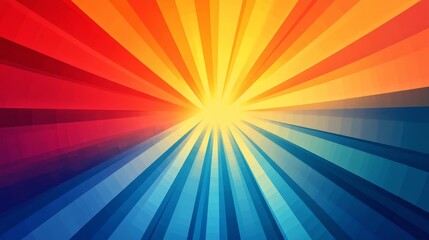 Fototapeta premium Abstract Color Burst Background, Generative AI