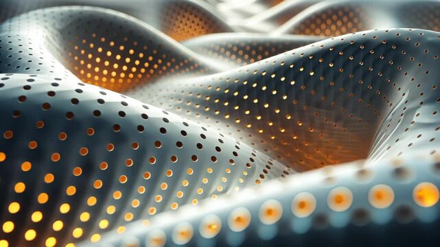 Modern parametric design featuring dynamic shapes