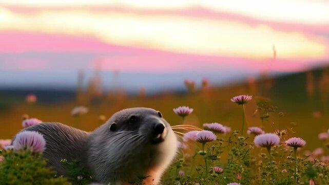 nature, cute, groundhog, wild, mammal, day, wildlife, brown, animal, marmot, fur, squirrel, summer, funny, fauna, groundhog day, marmota, furry, rodent, hog, small, ground, grass, outdoor, spring, hol