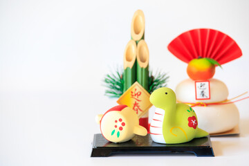 巳年のお正月イメージ