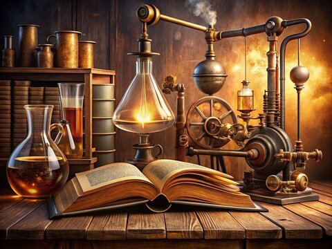 Science Dictionary Illustrations:  Amazing Scientific Discoveries & Inventions High-Resolution Images
