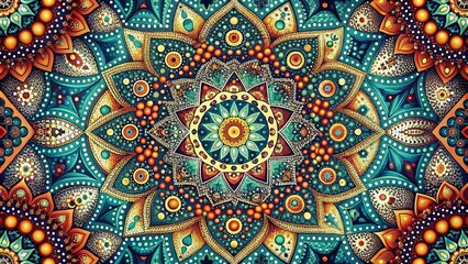 Seamless Geometric Pattern, Modern Ornament, Light Dotted Abstract Art, Geometric Design, Background Texture