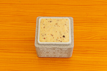 Ice cream is a system in which several subsystems coexist in total harmony. It is usually sweetened with sugar, sweeteners, or honey