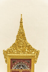 detail of a door inside Royal Palace in Phnom Penh, Cambodia.