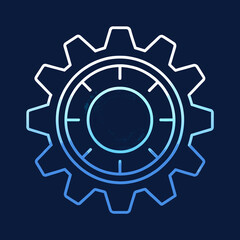 Obraz premium gear icon