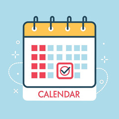 calendar with a date