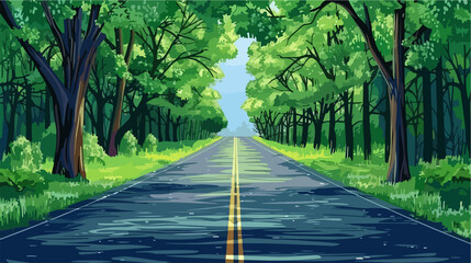 Spring Park Road: Beautiful Nature Scenery