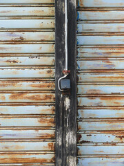 錆びたシャッター