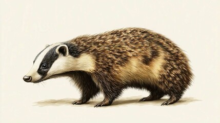 Obraz premium Cute Baby Raccoon Sitting Isolated on White Background