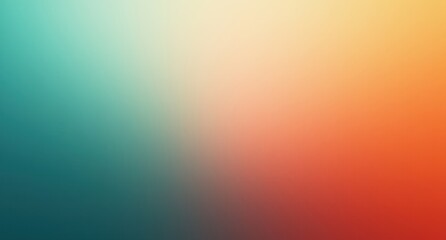 Obraz premium Burnt Orange and Peach gradient background with dynamic Frosted Aqua Marine light. Fantasy watercolor with high-quality digital art, high-angle, riot patterns, and meat texture.
