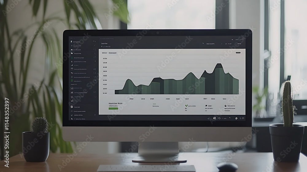 Poster Monitor displays a line graph.