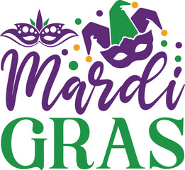 mardi gras svg design
