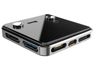 Modern Tech Hub  USB C  HDMI  Display Ports
