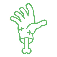 Scary Hand Icon