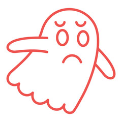 Sad Ghost Icon