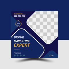 modern and very creative business social media banner design template.