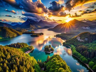 Stunning Aerial Photography: Free Intro Images, Drone Shots, High-Altitude Views, Landscape Photos, Nature Scenery