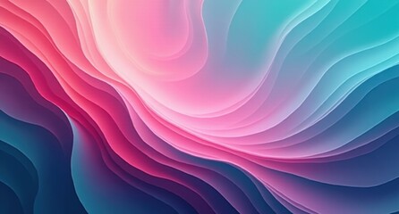 Fototapeta premium There is a Hot Pink + Electric Blue background, gradient and patterns wallpaper, dynamic Luminous Jade light, canvas made from gradients, high angle, riot background, foto, soft organic 