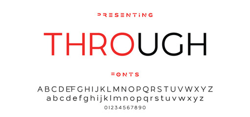 Creative font. Modern abstract digital tech font. Logo creative font, type, technology, movie, digital, music, movie. Fonts and illustration in vector format.