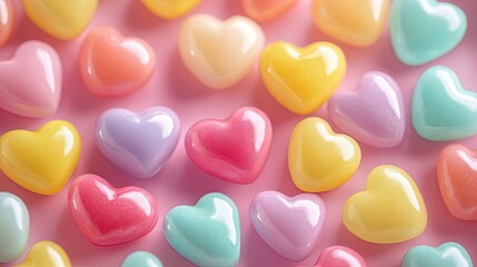 Fototapeta premium Valentine's Day Themed Background, Generative AI