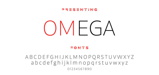 Minimal modern logo alphabet fonts. Typography minimalist urban sana serif digital fashion future creative logos fonts. vector illustration