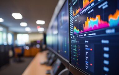 Intense data streams illuminate the vibrant heart of a bustling data center, where critical information flows ceaselessly.