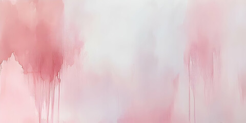 Obraz premium A soft, abstract watercolor background in shades of pink and white, ideal for design projects.