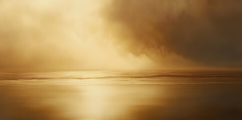 A serene seascape at dawn, showcasing soft hues and tranquil waters.