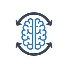 Brain Cycle Icon