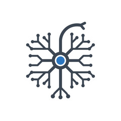 Neural Data Network Icon