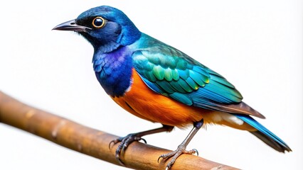 Fototapeta premium Superb Starling Bird Photography: Stunning Images of Australian Wildlife, Bird Pictures, Nature Photos, Wildlife Photography