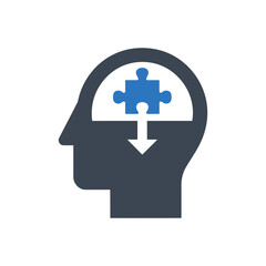 Obraz premium Mind Puzzle Icon