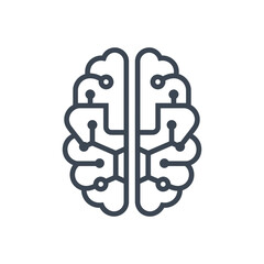 Neural Brain Connections Icon