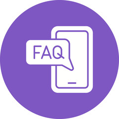 Fototapeta premium Mobile Icon