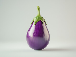 eggplant on a white background