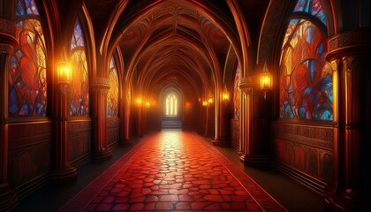 Obraz premium interior of church