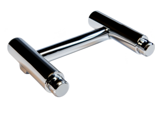 Chrome Bathroom Faucet  Modern Double Tap  Luxury Design