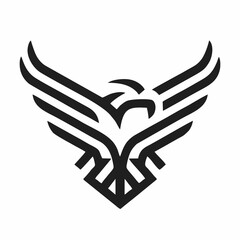 Bold Eagle Logo Design Idea

