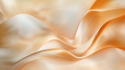 Fototapeta premium Elegant orange gradient waves textures in high resolution abstract background soft lighting fluid motion