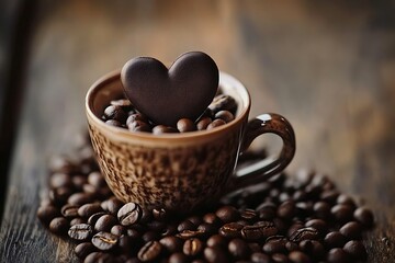 hot coffee latte art on a white background
