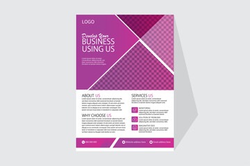 Creative Corporate & Business Flyer  Template Design, abstract business flyer,