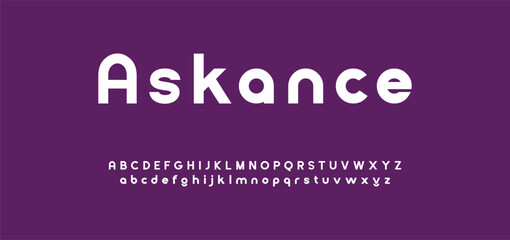 Abstract modern urban alphabet fonts. Typography sport, technology, fashion, digital, future creative logo font.