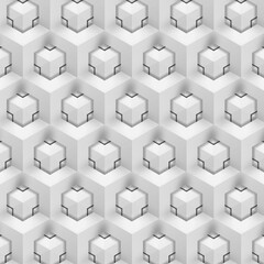 seamless pattern of shapes
3d boxes background